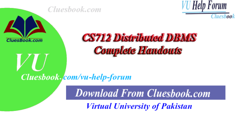 CS712 Distributed DBMS Complete Handouts