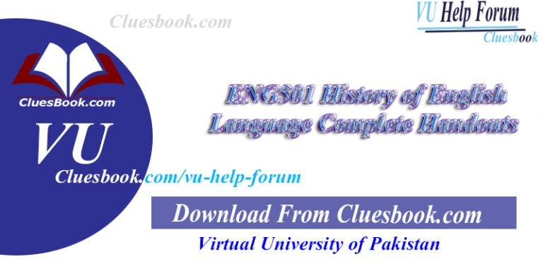 ENG501 History of English Language Complete Handouts
