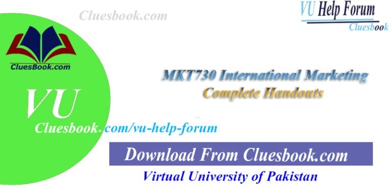 MKT730 International Marketing Complete Handouts
