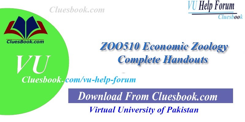 ZOO510 Economic Zoology Complete Handouts