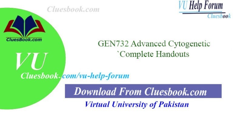GEN732 Advanced Cytogenetic Complete Handouts