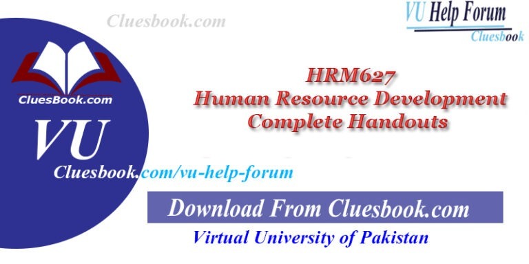 HRM627 Human Resource Development Complete Handouts