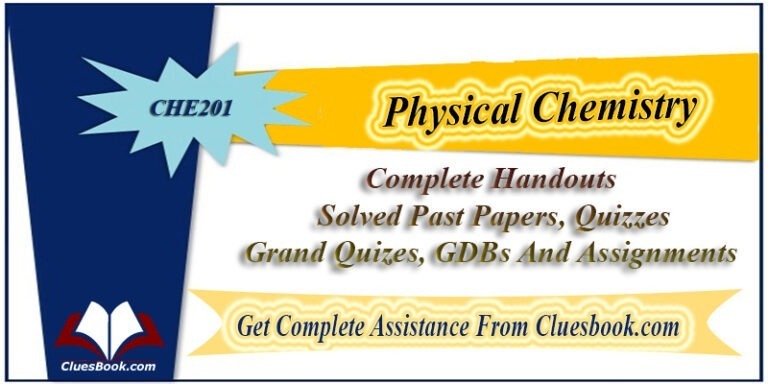 CHE201 Physical Chemistry Complete Handouts