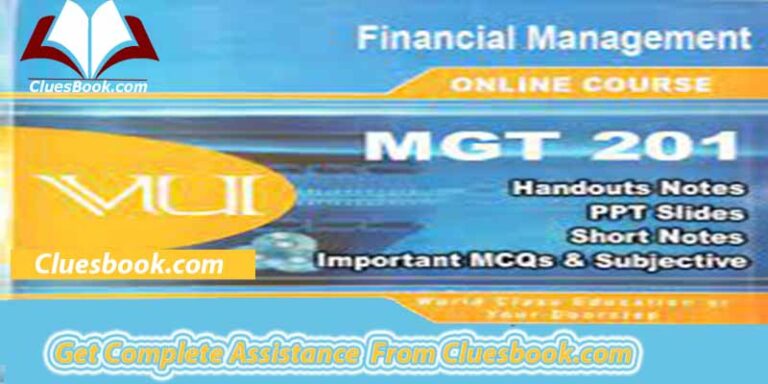 MGT201 Financial Management Handouts