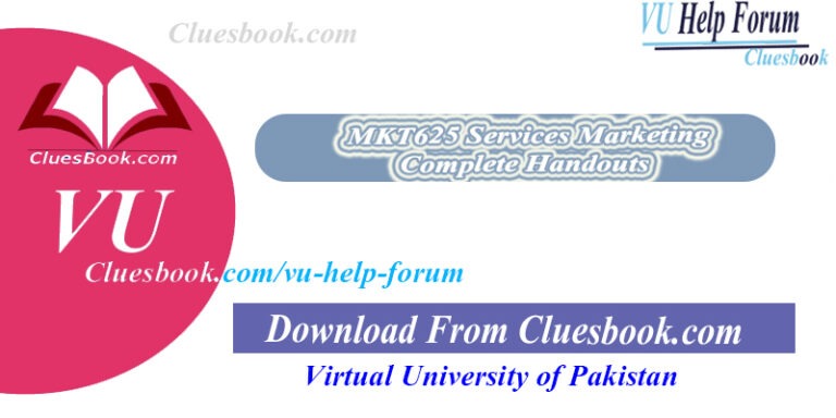 MKT625 Services Marketing Complete Handouts
