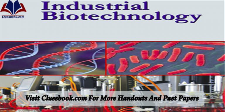 BT604 Industrial Biotechnology Complete Handouts