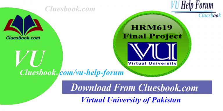HRM619 Final Project-Human Resource Management Complete Handouts Download from Cluesbook