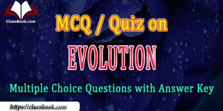 MCQs On Evolution