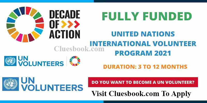 United Nations Volunteer Program 2022 Fully Funded