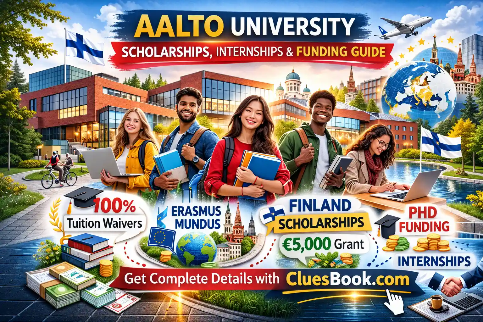 Aalto University Fully Funded Scholarships in Finland For International Students