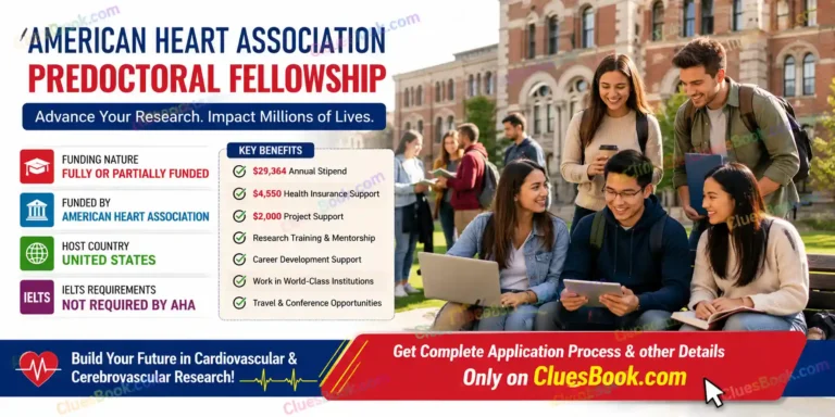American Heart Association Predoctoral Fellowship in USA