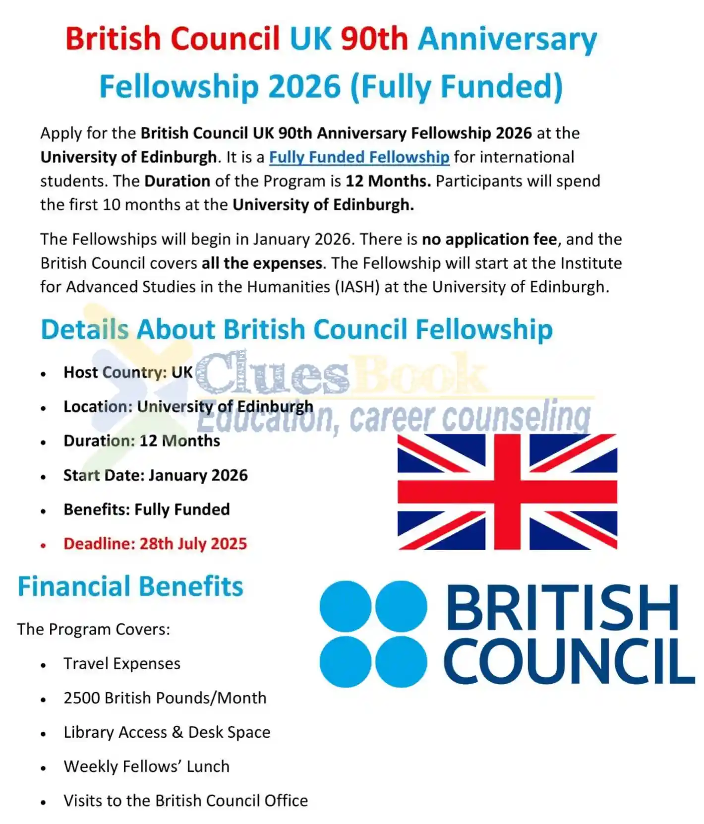 Apply for Fully Funded British Council Fellowship in UK 2026 1 Apply for Fully Funded British Council Fellowship in UK 2026