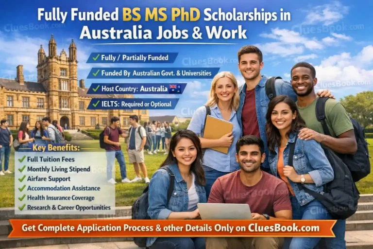 BS MS PhD Scholarships in Australia Jobs & Work