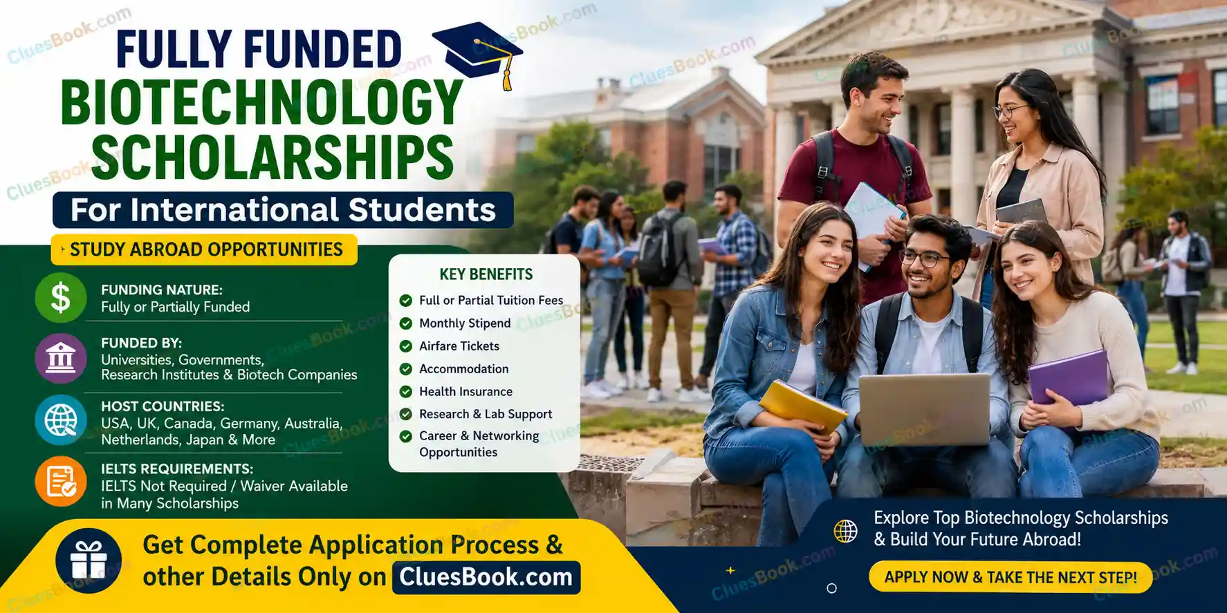 Biotechnology Scholarships For International Students