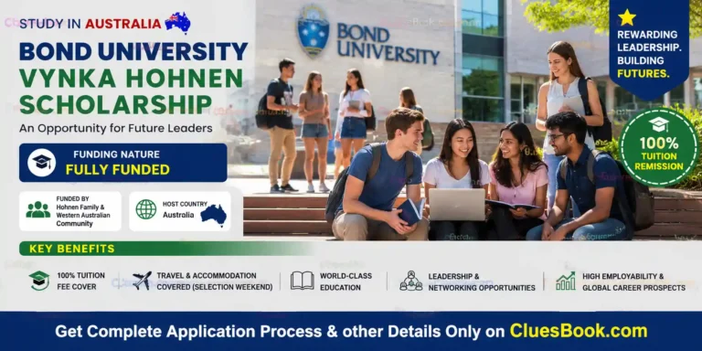 Bond University Vynka Hohnen Scholarship for Undergraduates