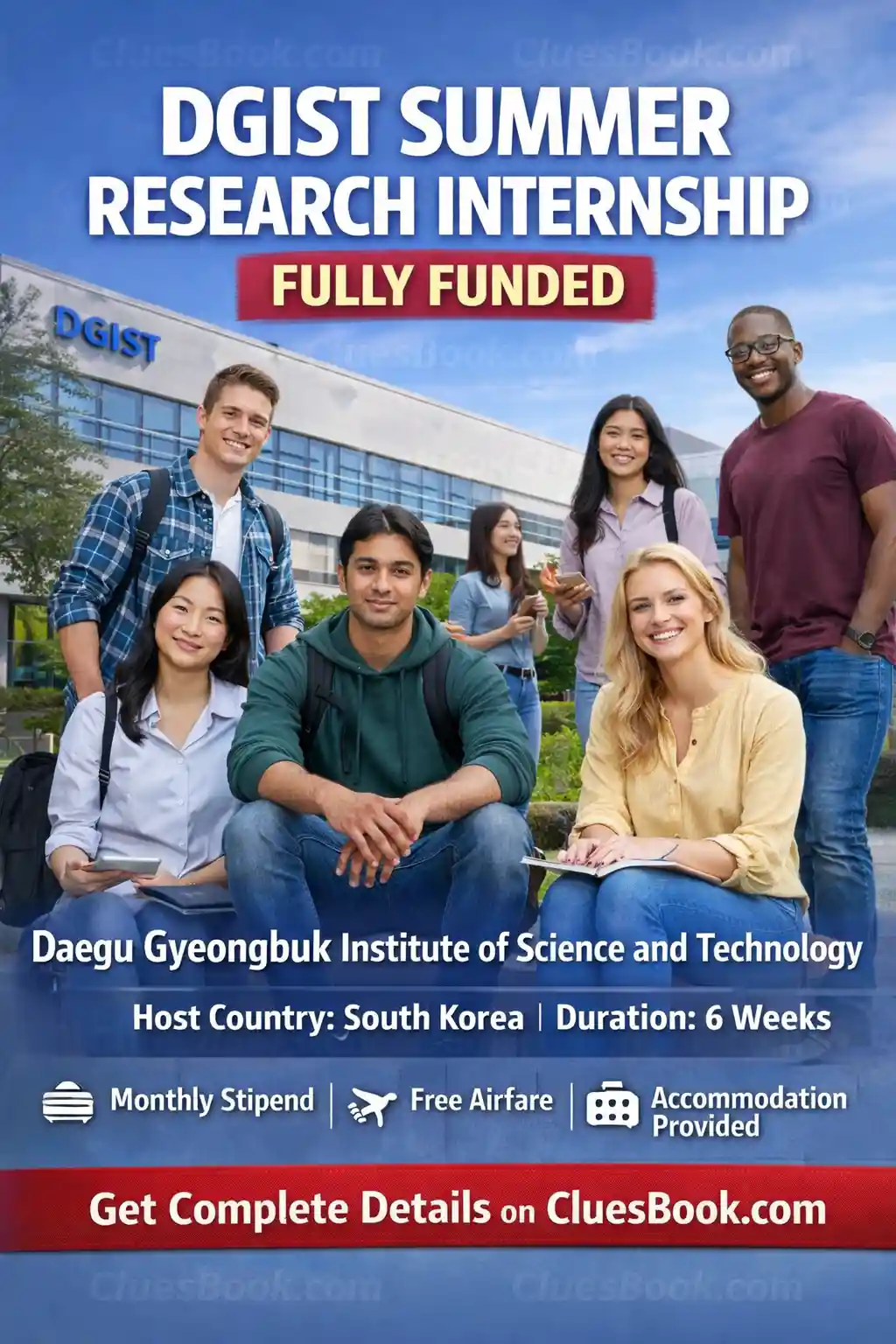 DGIST Summer Research Internship in South Korea 2026 1 DGIST Summer Research Internship in South Korea