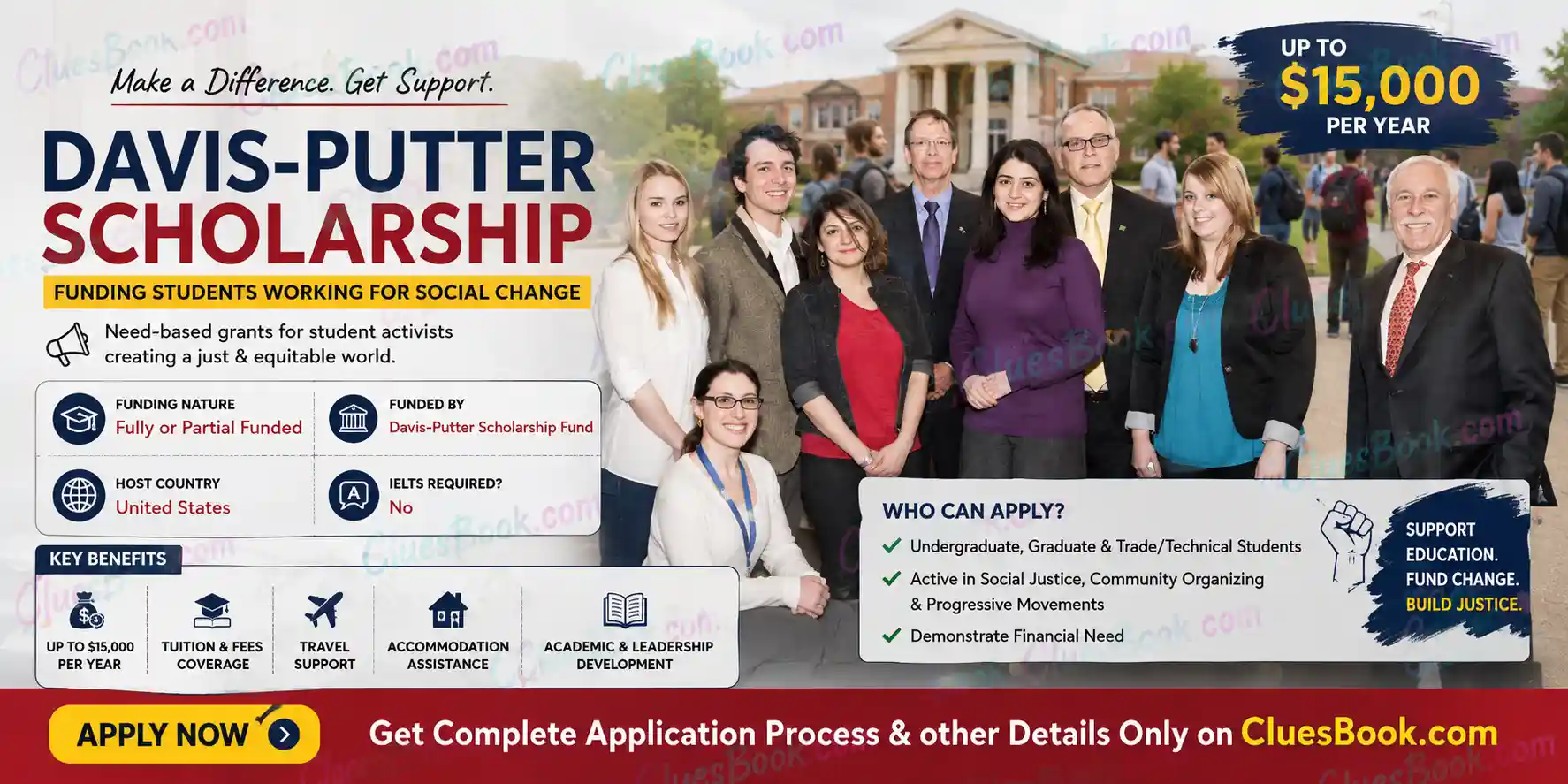 Davis Putter Scholarship For Undergraduates 2027 in USA ($15,000 Funding) 1 Davis Putter Scholarship For Undergraduates in USA