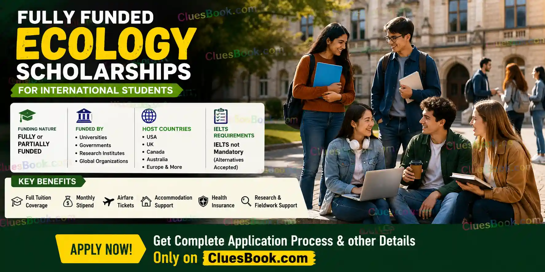Ecology Scholarships for International Students