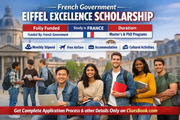 French Government Eiffel Excellence Scholarship to Study in France