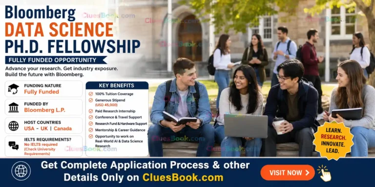 Fully Funded Bloomberg Data Science Ph.D. Fellowship