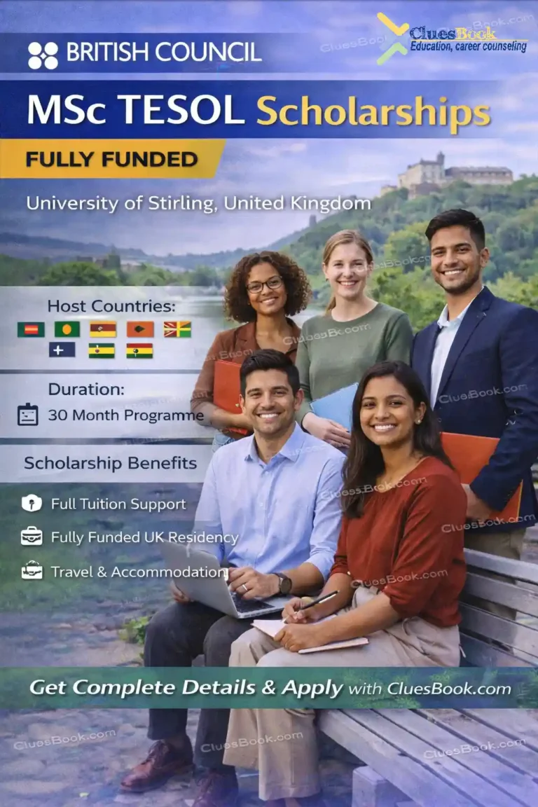 Fully Funded British Council MSc TESOL Scholarships for South Asia Teachers