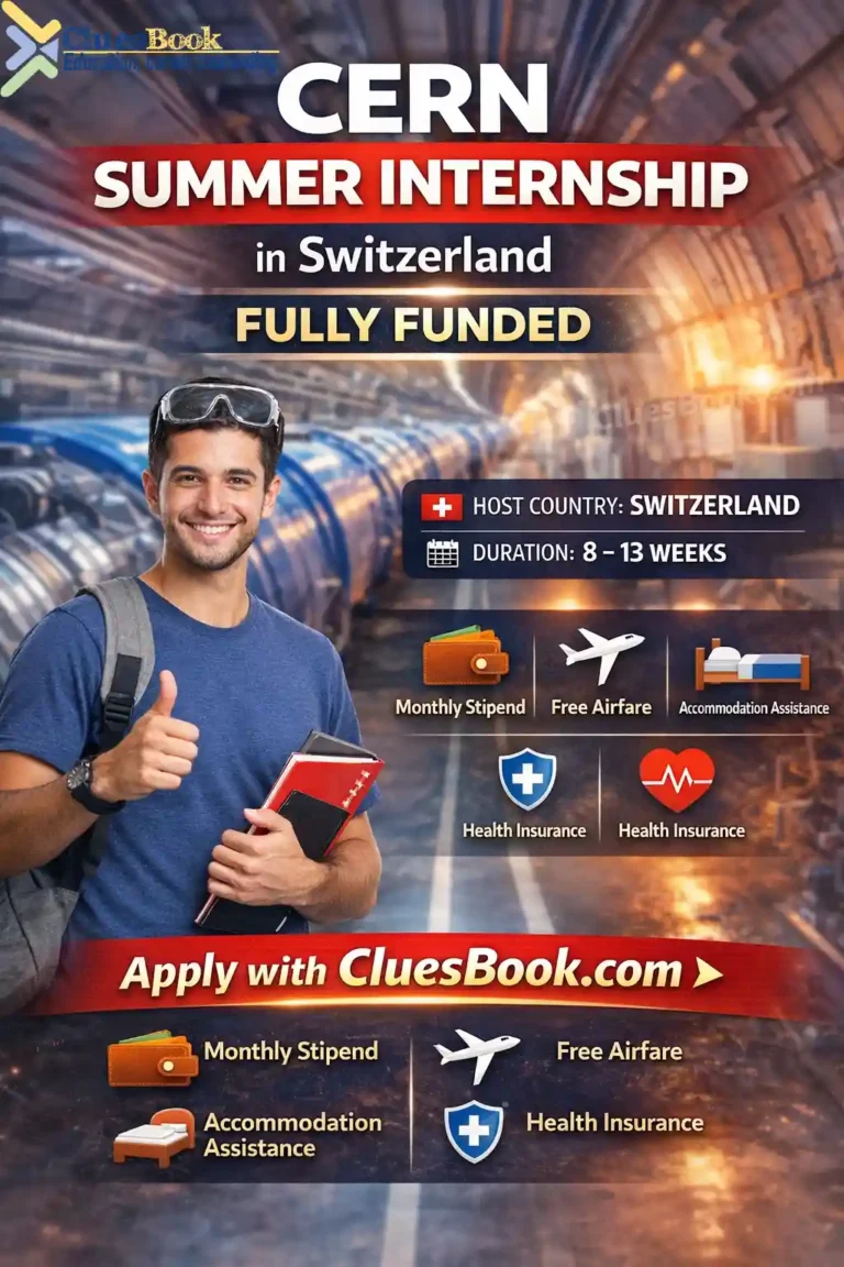 Fully Funded CERN Summer Internship in Switzerland | No IELTS No TOEFL