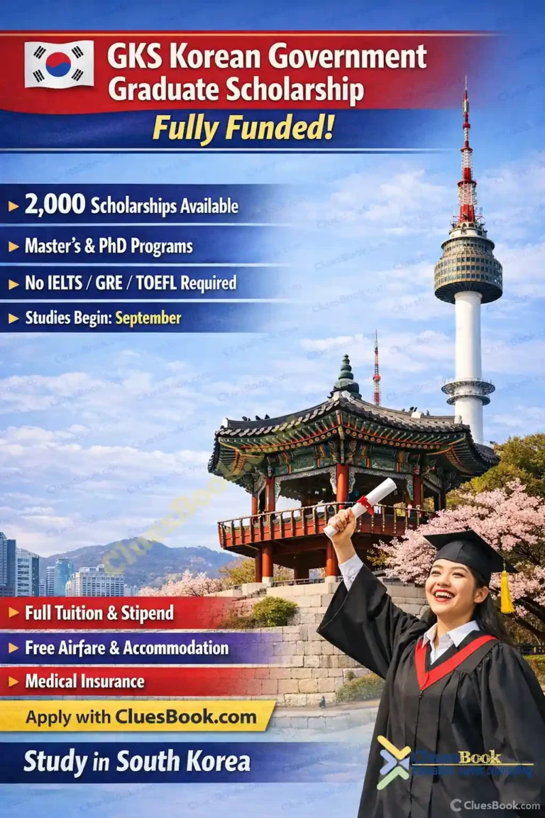 Fully Funded GKS Korean Government Graduate Scholarship