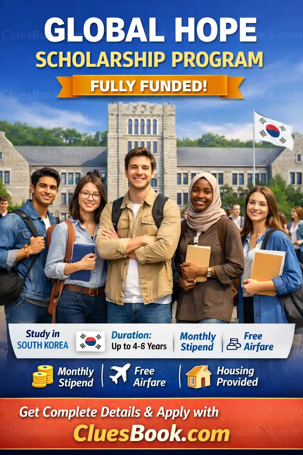 Fully Funded Global Hope Scholarship Program in South Korea 2026 1 Fully Funded Global Hope Scholarship Program in South Korea