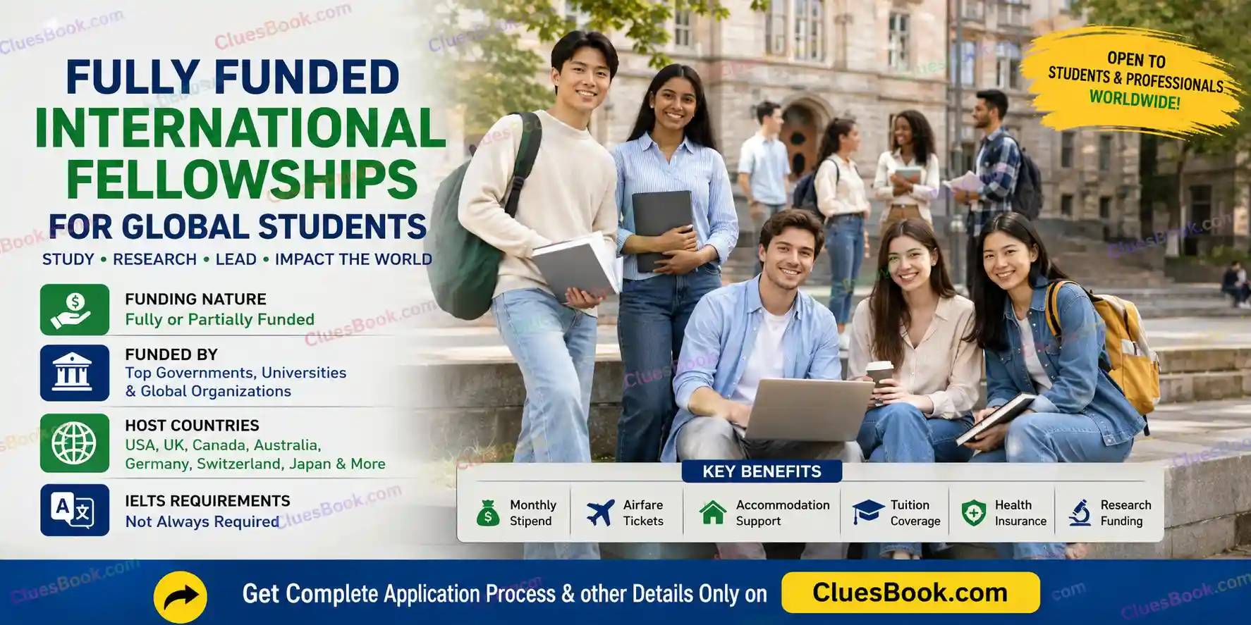 Fully Funded International Fellowships for Global Students