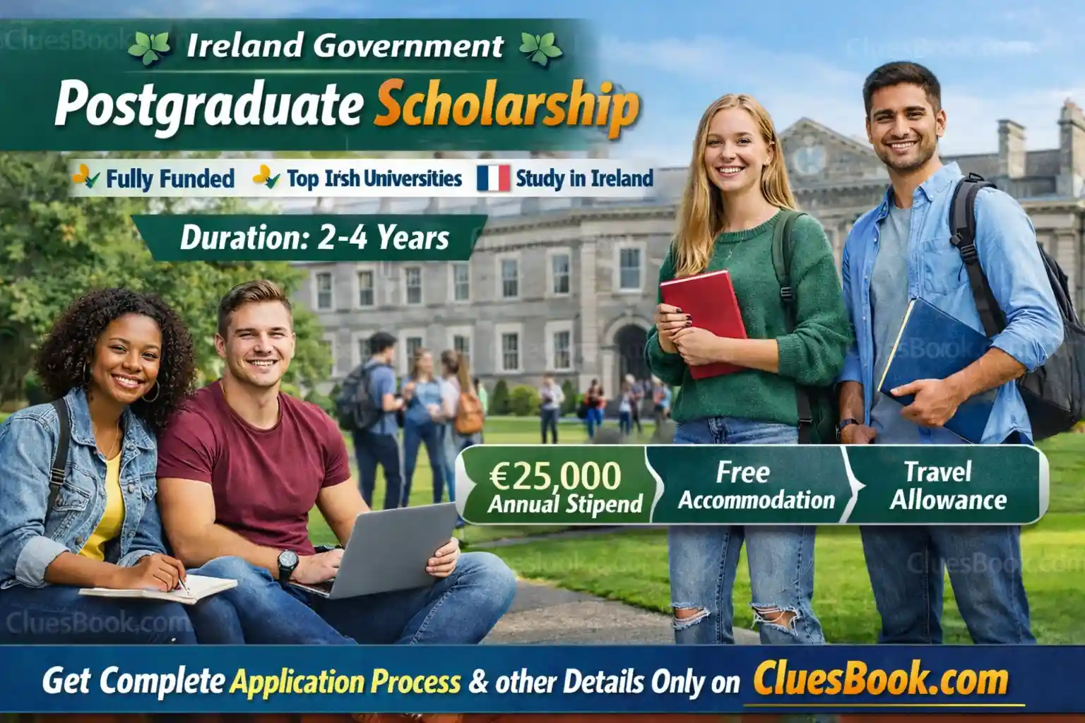 Fully Funded Ireland Government Postgraduate Scholarship 2026 1 Fully Funded Ireland Government Postgraduate Scholarship