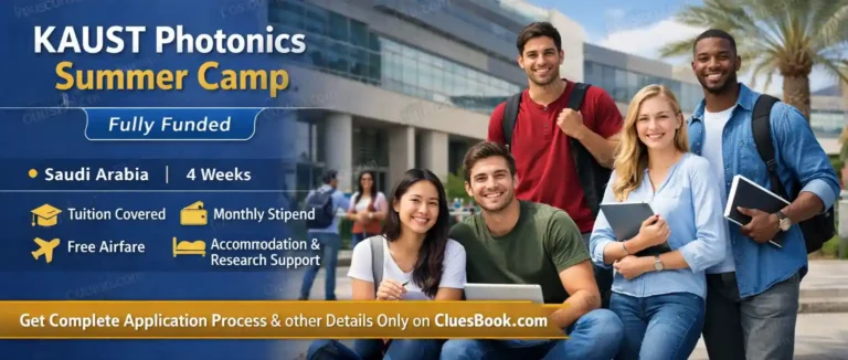 Fully Funded KAUST Photonics Summer Camp Study in Saudi Arabia
