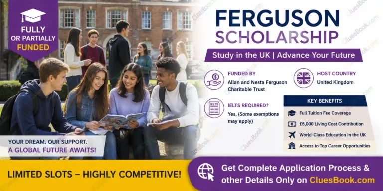 Fully Funded Masters Ferguson Scholarship in UK