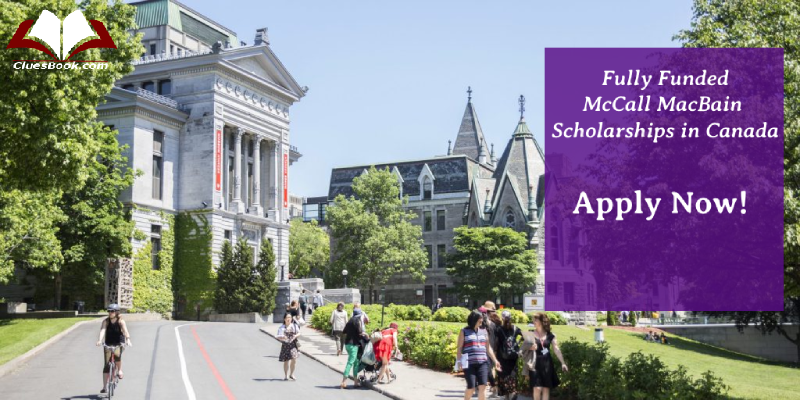 Fully Funded McCall MacBain Scholarships in Canada