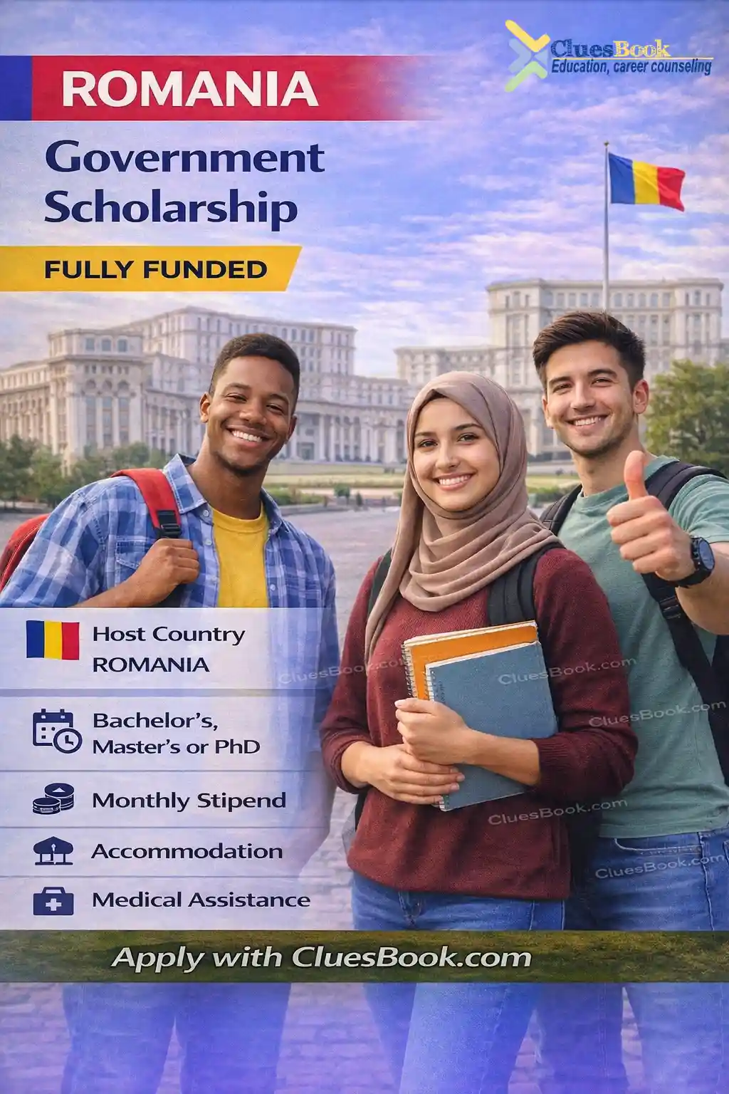 Fully Funded Romania Government Scholarship 2026/27 | Study in Europe 1 Fully Funded Romania Government Scholarship