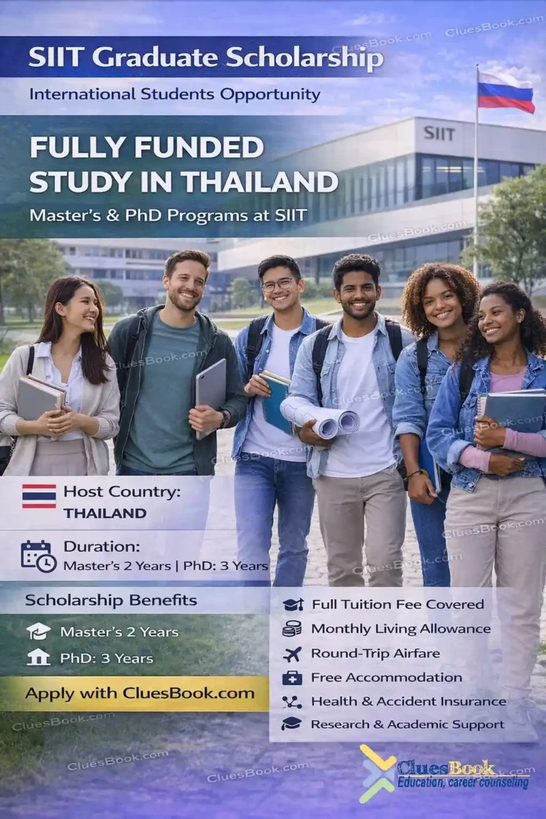Fully Funded SIIT University Graduate Scholarship in Thailand