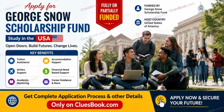 George Snow Scholarship Fund For International Students