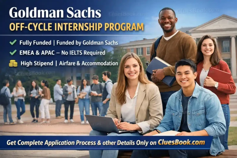 Goldman Sachs Off-Cycle Internship Program in London