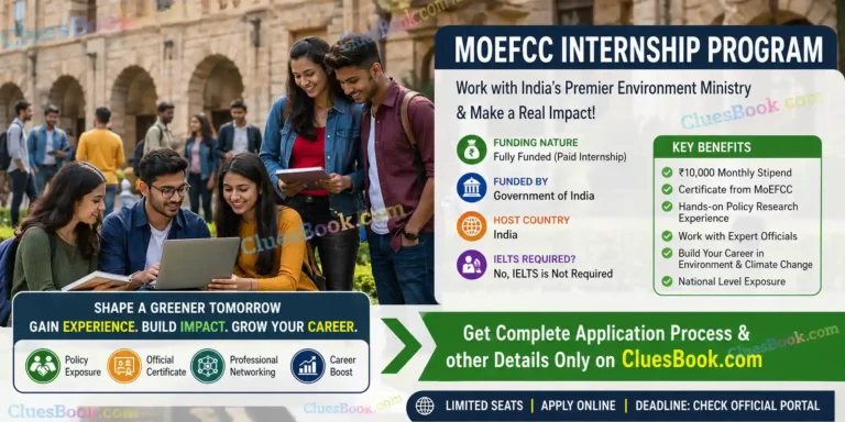 Government Funded MOEFCC Internship in India