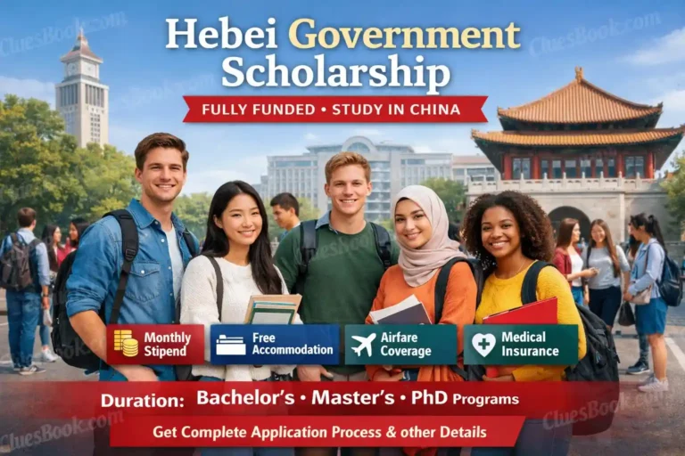 Hebei Government Scholarship for International Students (Study in China)