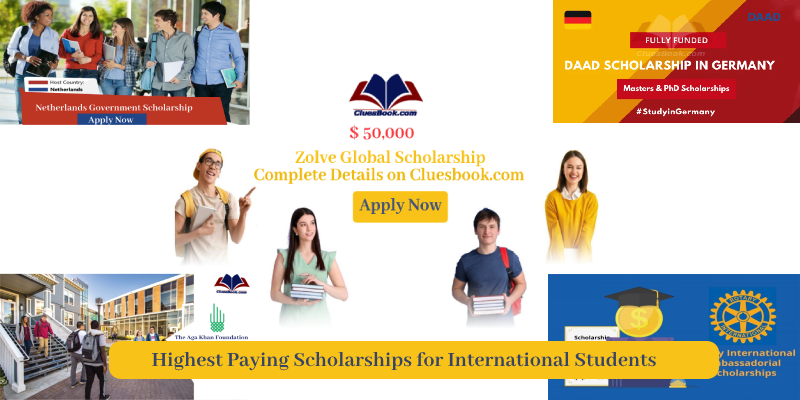 Highest Paying Scholarships for International Students 2024 1 Highest Paying Scholarships for International Students