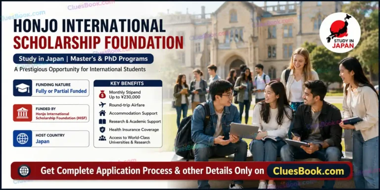 Honjo International Scholarship Foundation in Japan