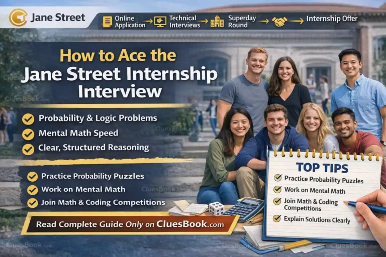 How to Ace the Jane Street Internship Interview