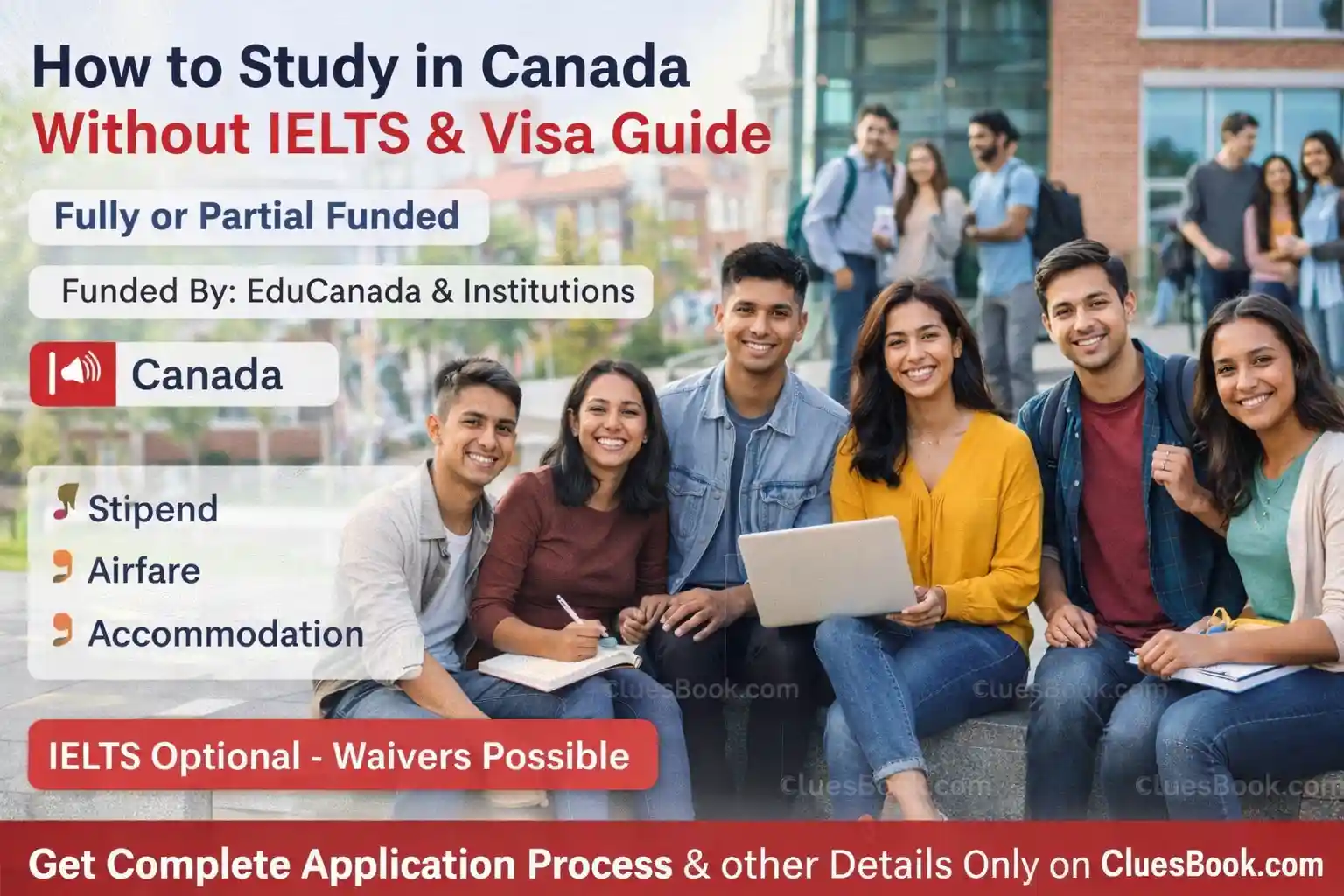 How to Study in Canada Without IELTS & Visa Guide