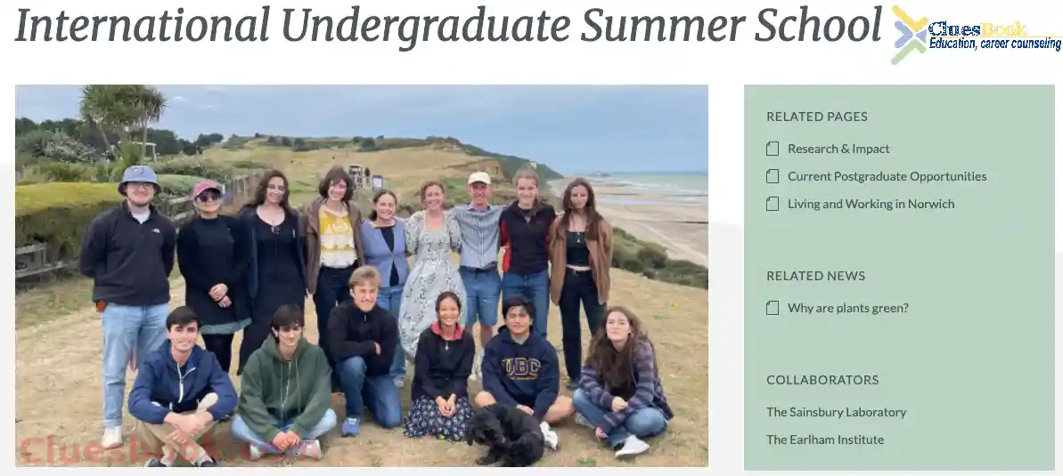 John Innes Centre Summer School in UK for International Undergraduates 2026 1 John Innes Centre Summer School in UK for International Undergraduates