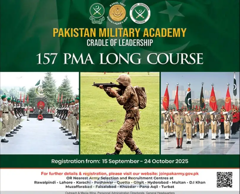 Join Pakistan Army 157 PMA Long Course 2025