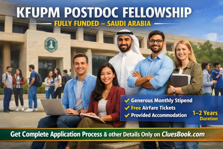 King Fahad University KFUPM Postdoc Fellowship in Saudi Arabia