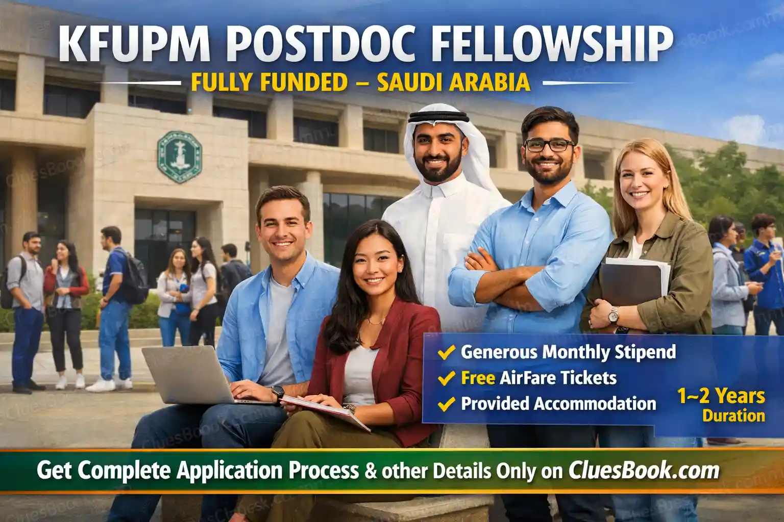 Apply Now for King Fahad University KFUPM Postdoc Fellowship 2026 (Fully Funded) 1 King Fahad University KFUPM Postdoc Fellowship in Saudi Arabia
