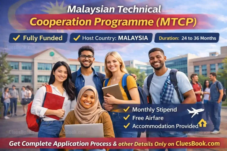 Malaysian Technical Cooperation Programme Scholarship (MTCP)