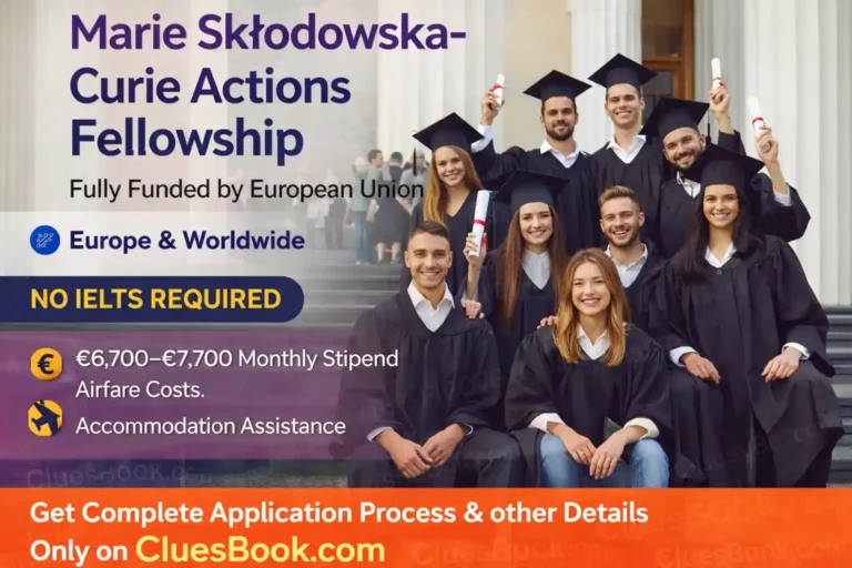 Marie Skłodowska-Curie Actions Fellowship (MSCA Postdoctoral Fellowship in Europe)