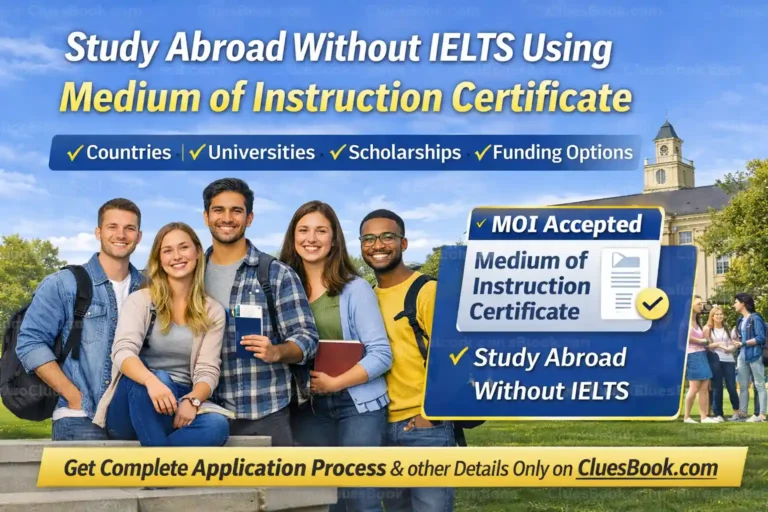 Medium of Instruction Certificate for Study Abroad Without IELTS